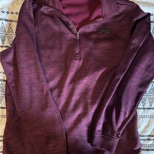 Under Armour Maroon Fleece Pullover